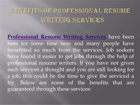 Resume Services Memphis